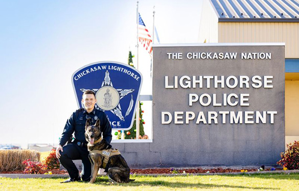 Four-legged public service: Meet the Chickasaw Lighthorse K-9 team